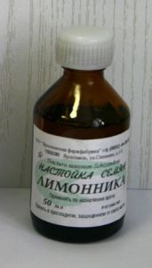 Настойка лимонника
